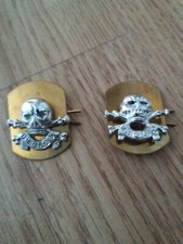 17th 21st lancers  death or glory  Collar badges London Badge &Button co
