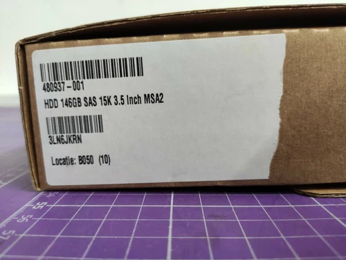 HP 480937-001 146GB 15K 3.5" 3G SAS Hot Pluggable UR