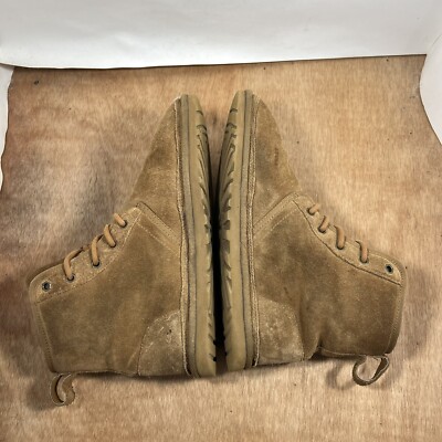 Ugg Harkley Men\'s Size 8 Shearling Ankle Boots Chukka Chestnut Tan 1016472 Ugg Harkley Men main image 4