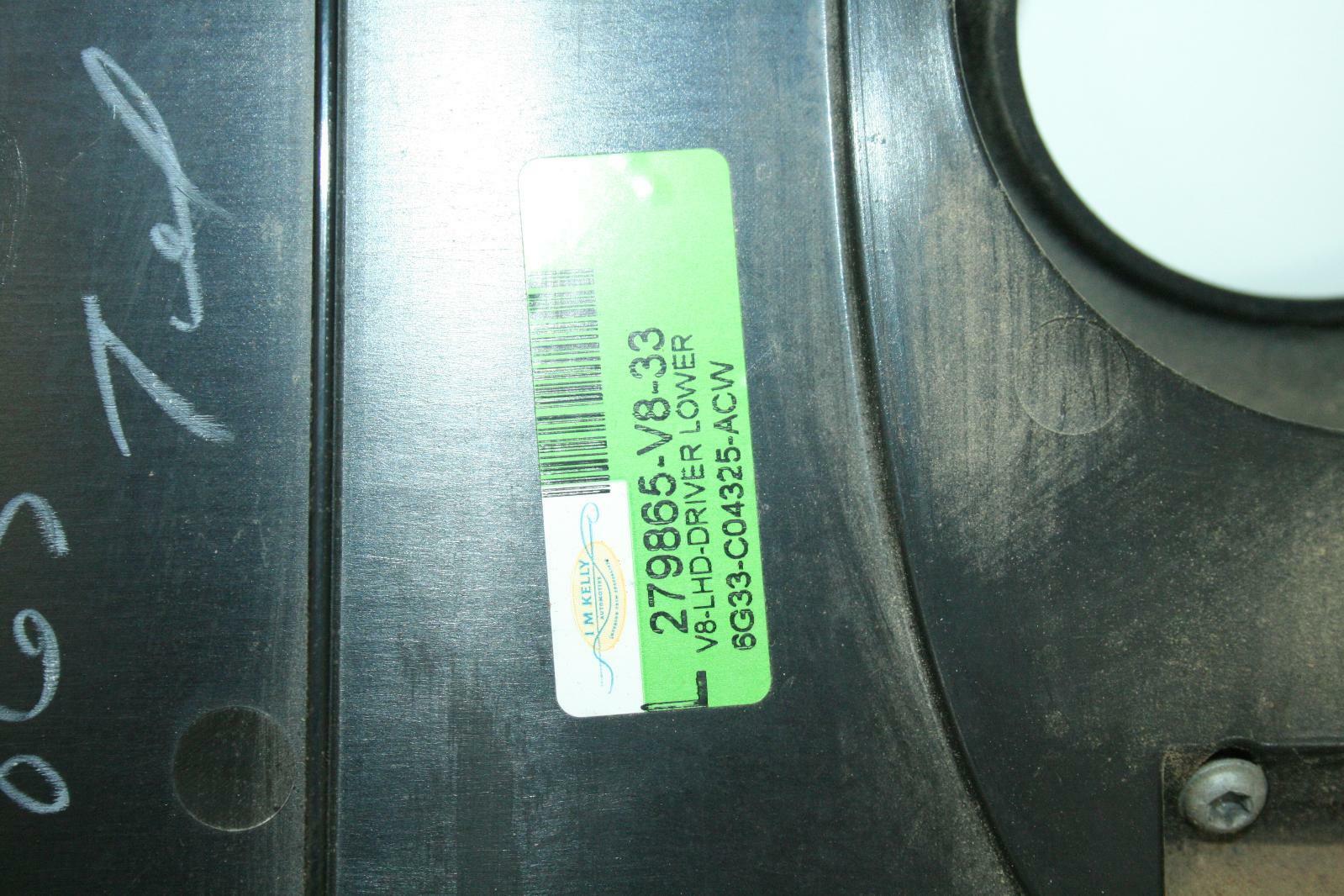09 Aston Martin Vantage V8 Left Side Dash Trim Panel Brown 6G33-C04325-ACW LHD