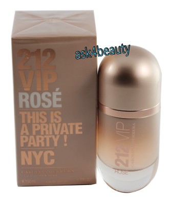 212 VIP ROSE NYC BY CAROLINA HERRERA 1.7 OZ EDP SPRAY FOR WOMEN NEW IN A BOX