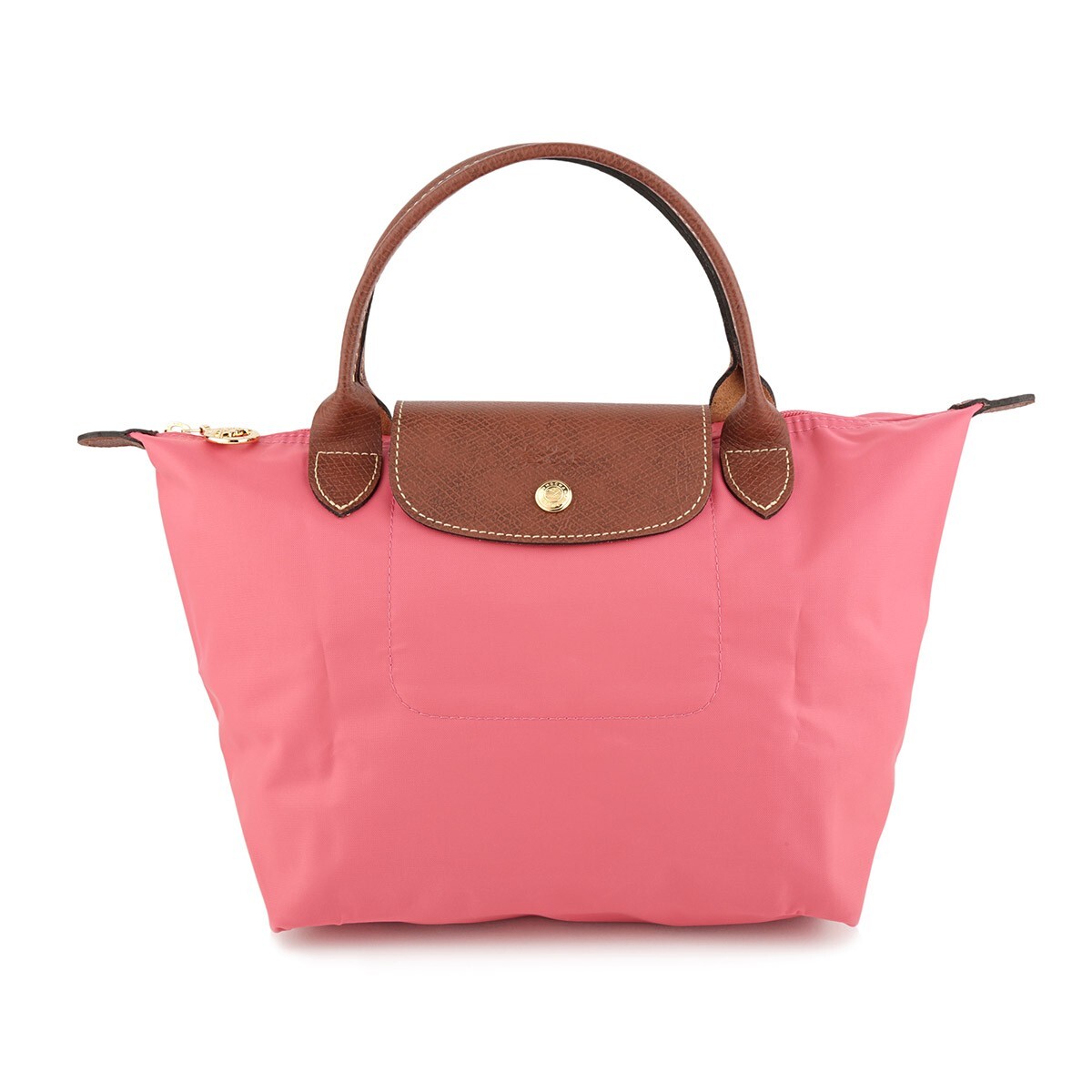 SALE Longchamp Top Handle Bag LE PLIAGE Nylon/Leather GRENADINE