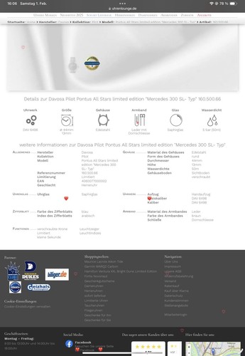 Davosa Pontus All Stars , Limited Edition 300 St., Mercedes , Neuwertig - Bild 18 von 24