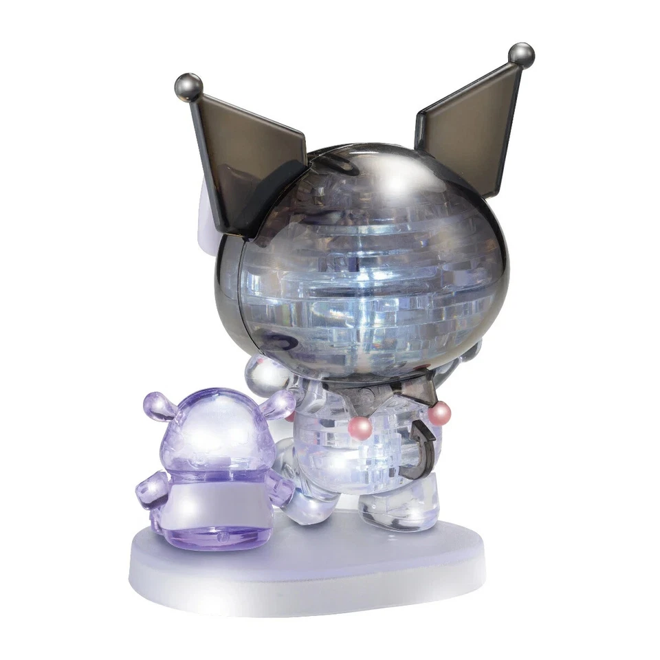 Crystal Gallery Kuromi Ribbon 3D Puzzle JAPAN OFFICIAL - image 2 of 3