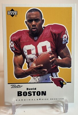 1999 Upper Deck Retro David Boston Cardinals WR Rookie RC Card #5 W/Top ...