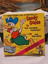 Vintage Gandy Goose In The Covered Pushcart 8 MM Film Movie Cartoon Terrytoons