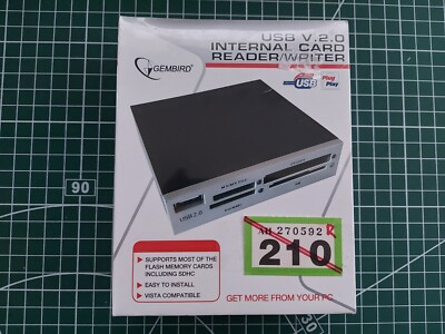 Gembird - USB V.2.0 USB 2.0 Interne Karte Fahrer/Schreiber