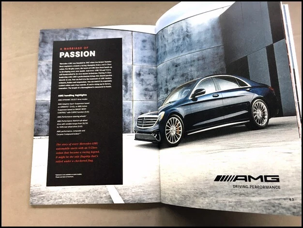 2020 Mercedes Benz S-Class S63 S65 AMG S560 S450 58-page Car Brochure Catalog - Изображение 4 из 4