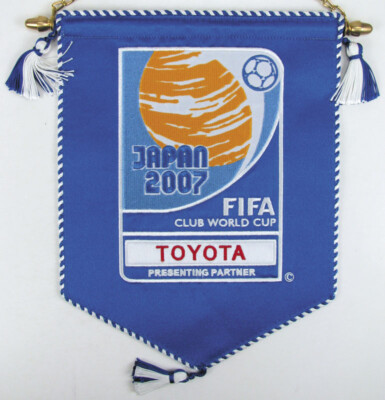 FIFA Club World Cup Japan 2007 Pennant Silk Flag Football World