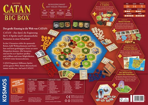KOSMOS Big Box CATAN - gioco base gioco da tavolo gioco di strategia coloni dai 10 anni - Foto 2 di 2
