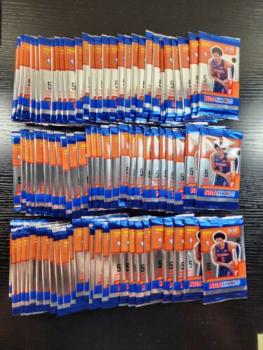 (83) Packs Lot 2021-22 NBA Hoops Basketball 5 Card Panini Gravity Cello SEALED - Picture 1 of 5