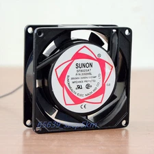 Sunon Fan SF8025AT  2082HSL 80x80x25mm 220-240V 0.07A double ball bearing