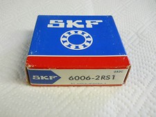 SKF 6006-2RS1 SINGLE ROW BALL BEARING 30 X 15 X 13MM 40001 NEW CONDITION IN BOX