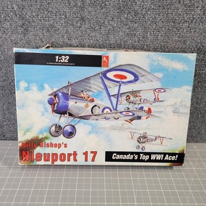 Vintage Hobbycraft Billy Bishop Nieuport 17 1:32 Airplane Kit HC1682 WWI Gray