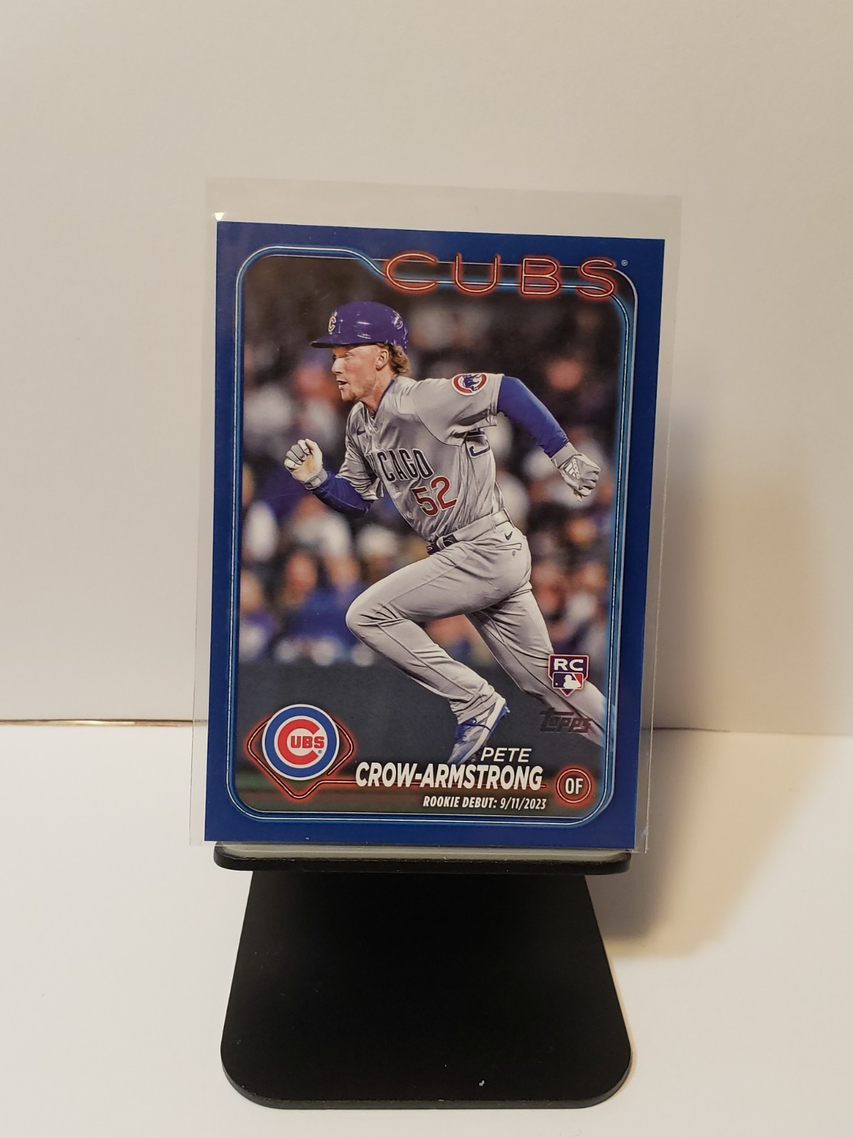 2024 Topps Update Series - Rookie Debut Pete Crow-Armstrong #US91 Royal Blue RC