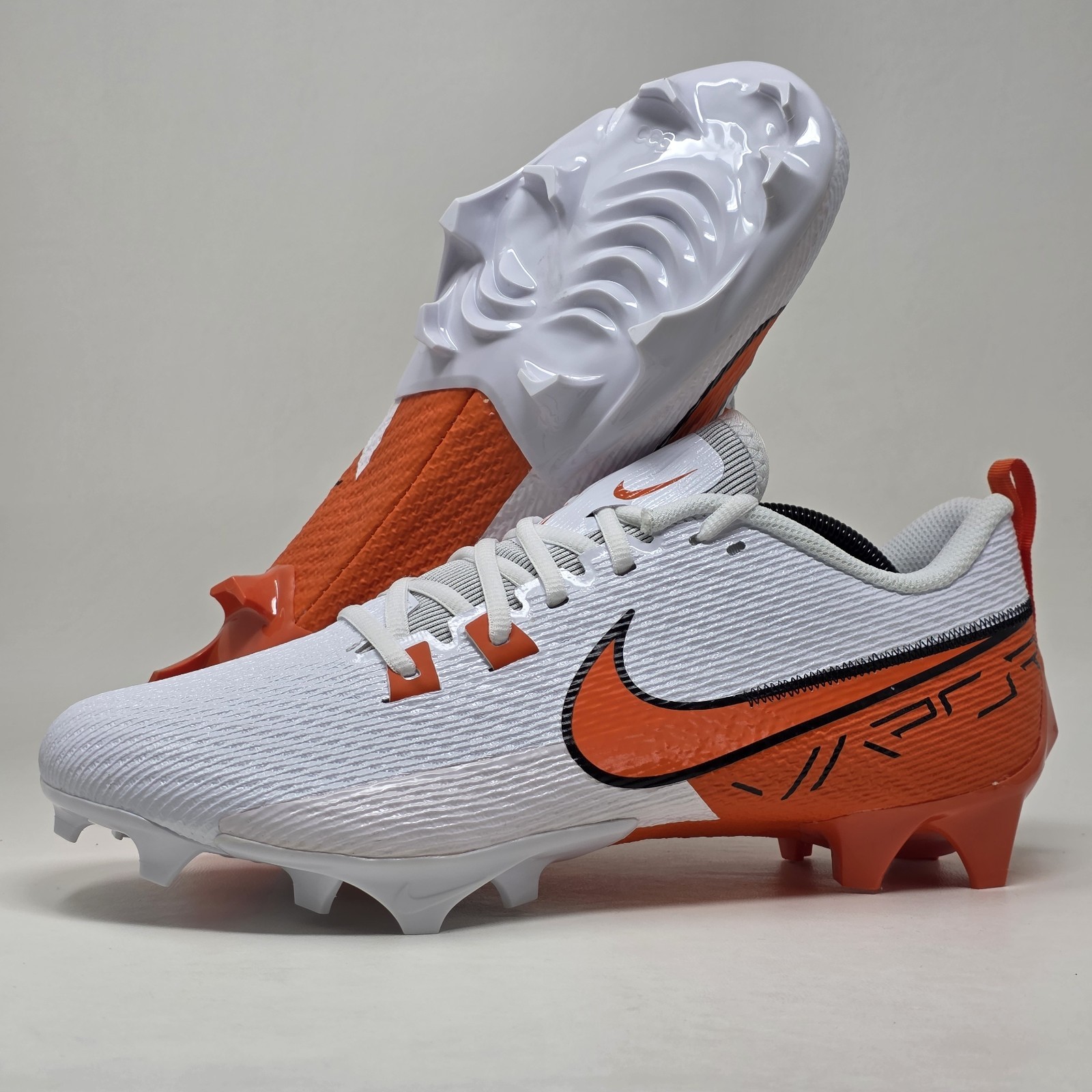 Nike Vapor Edge Speed 360 2 White Orange Mens Size 15 Cleats