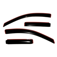 AVS Front & Rear In-Channel Smoke Acrylic Window Ventvisors for 07-10 Compass