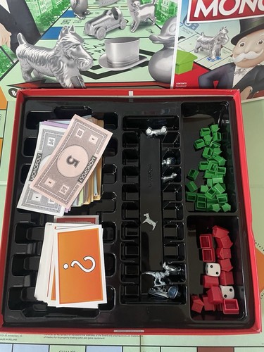 Juego de mesa Monopoly Fast Dealing Property Trading edición 2021 Hasbro completo - Imagen 6 de 9