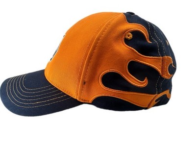Matco Tools Flame Baseball Hat Sterilized Orange Navy Embroidered Logo Cap