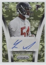 2014 Panini Prizm Auto Rookie Camo Prizm 56/150 Yawin Smallwood #AR-YS Auto 9az