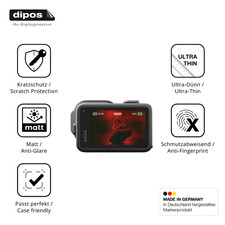 4x Screen Protector for GoPro Mission 1 Pro Protection Anti Glare dipos