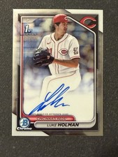 2024 Bowman Draft - Chrome Prospect Autographs Luke Holman #CPA-LH (AU, RC)