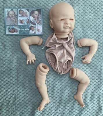 BABY ALFIE BY LAURA LEE EAGLES LIMITED EDITION UNBEMALT REBORN PUPPE SET