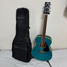 Yamaha FS820 Acoustic Guitar Turquoise Blue with Soft Case Good Condition