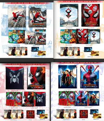 Spider-Man Far from Home WeEt 4K UHD, 3D Blu-ray Steelbook One Click Set - Lesen