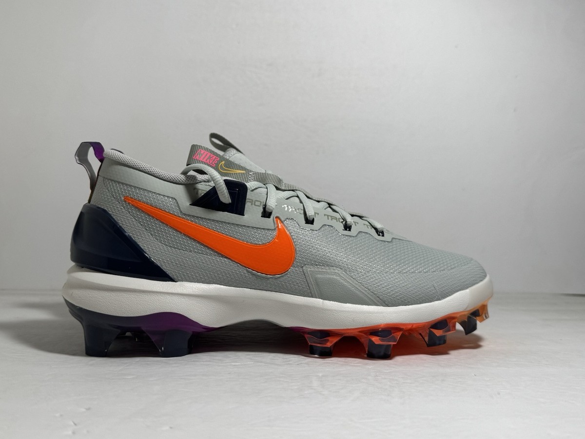 Nike Force Trout 9 Elite MCS Baseball Cleats Light Silver HF1116