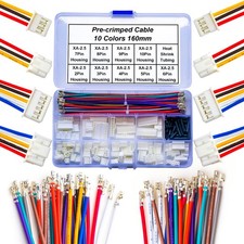JST Connector Kit,JST 2.54 JST-XA 2.54mm 2P 3P 4P 5P 6P 7P 8P 9P 10P Connecto...