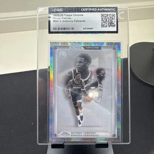 2025 Topps Chrome Anthony Edwards Base (RAW)