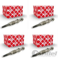 4X febi bilstein GlÜHkerzen 15963 Passend FüR 4-ZYLINDER BMW 3 5 7 Land Rover