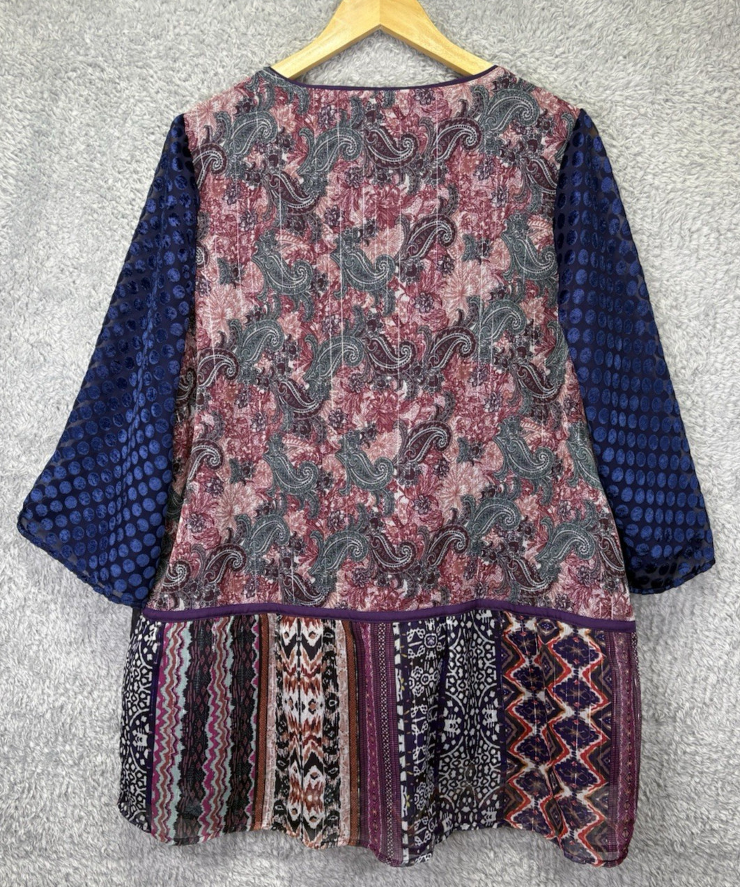 Soft Surroundings Embroidered Patchwork All Toget… - image 4