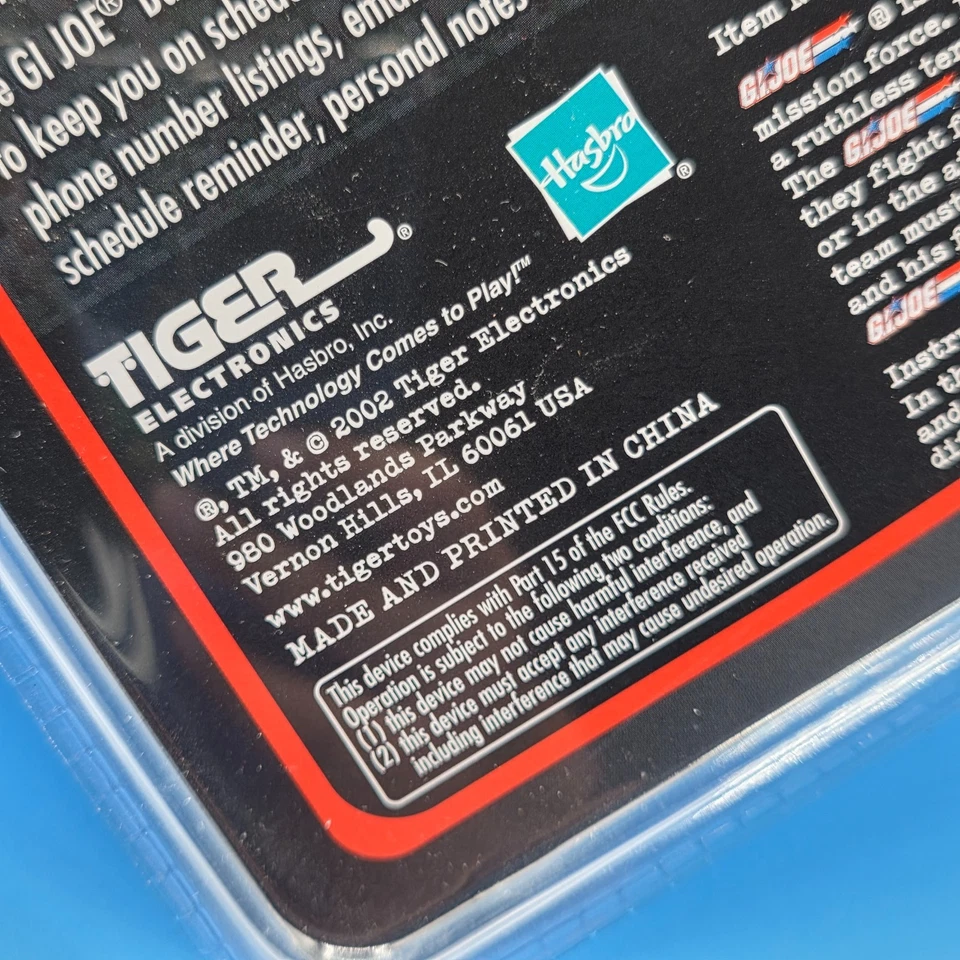 特种部队与眼镜蛇战斗计划师老虎电子 2002 复古密封!  — 第 3/4 张图片