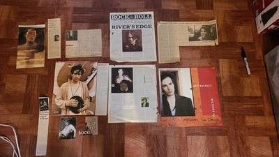 Jeff Buckley Promo Flat Newspaper/Magazine Clippings
