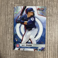 2025 Bowmans Best Matt Shaw RC Lazer Refractor 321/350 #15 Cubs