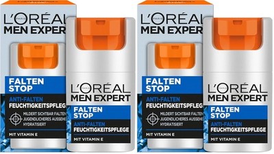 2pcs Men Expert Gesichtspflege gegen Falten für Männer, Anti-Aging 1 x 50ml