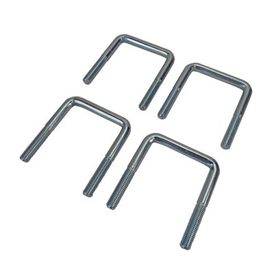 4er Set U Bügelschraube M10 verzinkt LH = 80 mm  LW = 83 mm