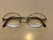 Vintage Christian Dior CD 3543 17X Eyeglass Oval Semi Rimless 49 21 00x5 140MM