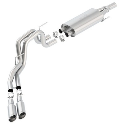 Borla 140383 S-Type Cat Back Exhaust for 2010-2014 Ford F-150 SVT Raptor 6.2L V8