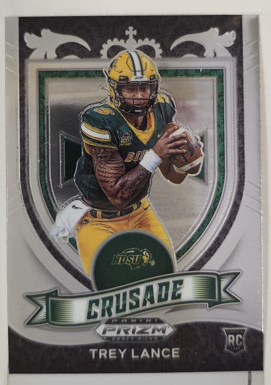 2021 Panini Prizm Draft Picks Crusade Trey Lance #164 (RC)