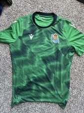 Macron Real Sociedad Training Jersey Shirt Sz XL Basque Euskadi San Sebastian