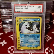 PSA 9 MOUTH SWIRL HOLO BLEED ERROR Dewgong H6/H32 Skyridge Low Pop Vintage 2003 on eBay