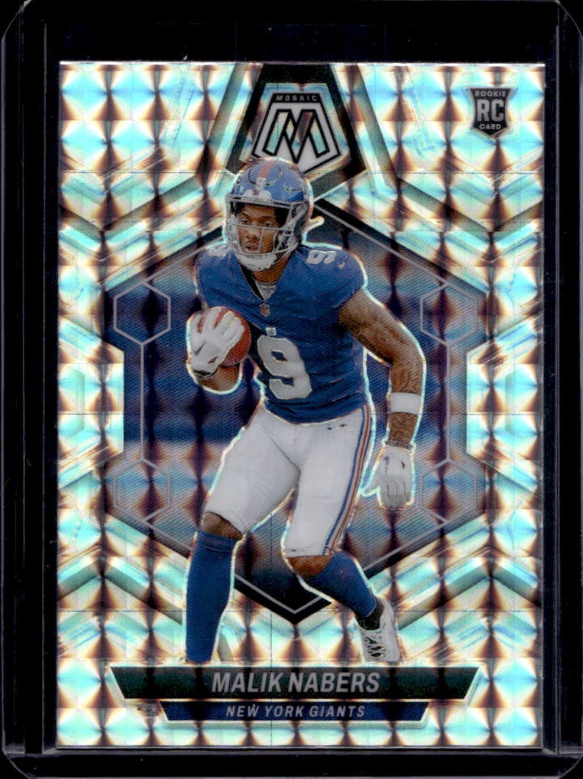 2024 Mosaic Malik Nabers RC Mosaic Prizm Rookie #306 Giants