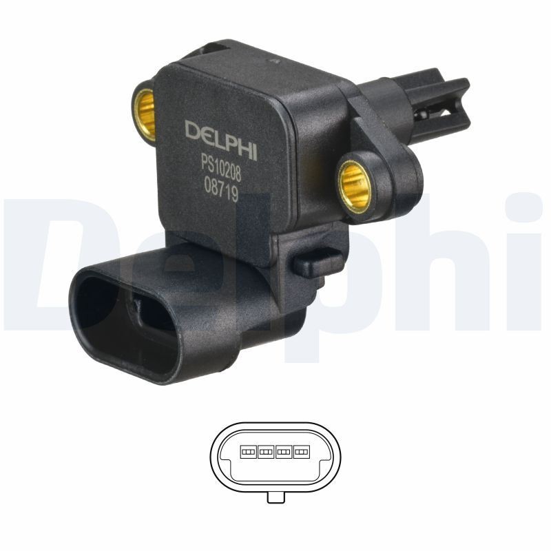 Delphi Sensor, Saugrohrdruck Ps10208 - Bild 5