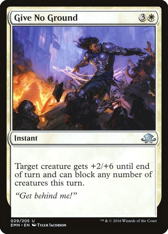 Give No Ground 29 Uncommon Eldritch Moon Magic: The Gathering Lightly Played