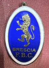 DISTINTIVO SMALTATO FOOTBALL BRESCIA CLUB S. JOHNSON MILANO 1911