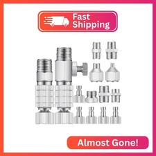 14 Pieces Airbrush Adapter Set Airbrush Quick Disconnect Fittings Hose Quick Rel