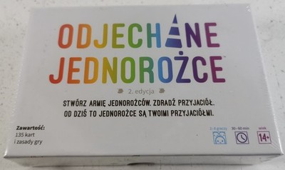 Odjechane Jednorożce Card Game Polish Edition 2nd Ed Sealed Rebel TeeTurtle